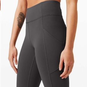 Lululemon Invigorate High-Rise Tight 25" Graphite Grey